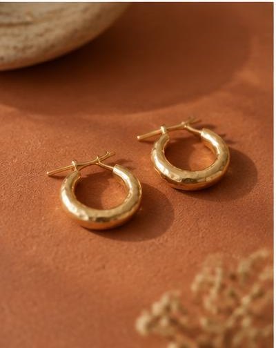 Boucles d’oreilles Lune – Atelier Nomade